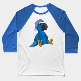 Parrot at Sleeping with Nightcap Baseball T-Shirt